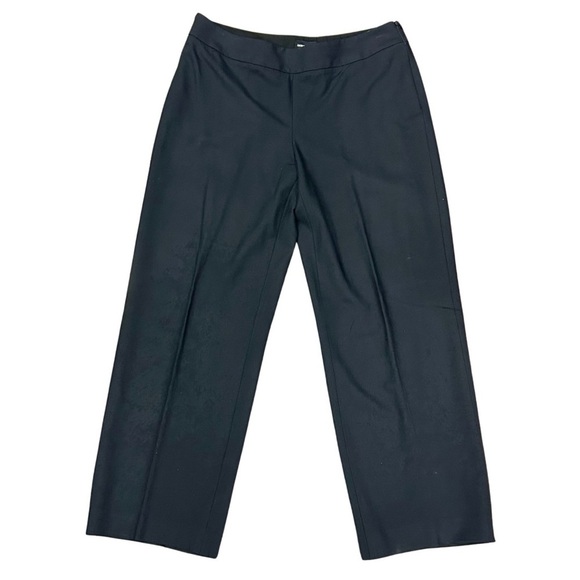 Giorgio Armani Black Straight-Leg Pants | Made in Italy | Size 44 - Picture 1 of 6